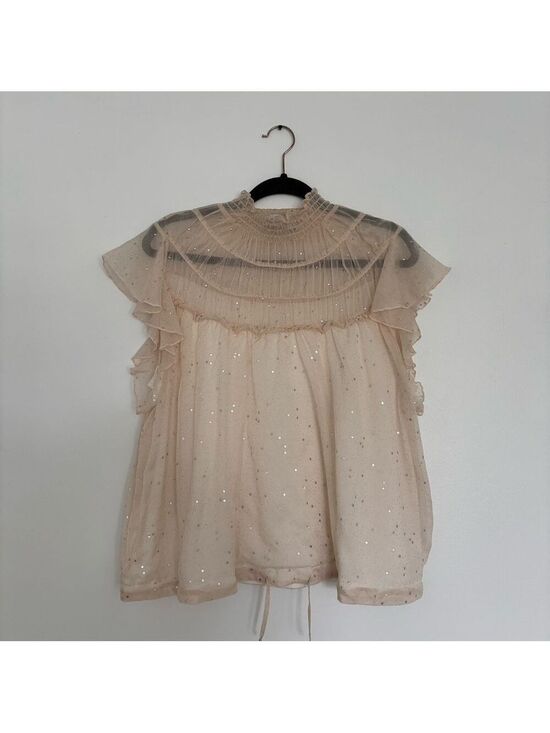 Lola & Sophie Tops - Lola & Sophie Women’s Studded Chiffon Blouse